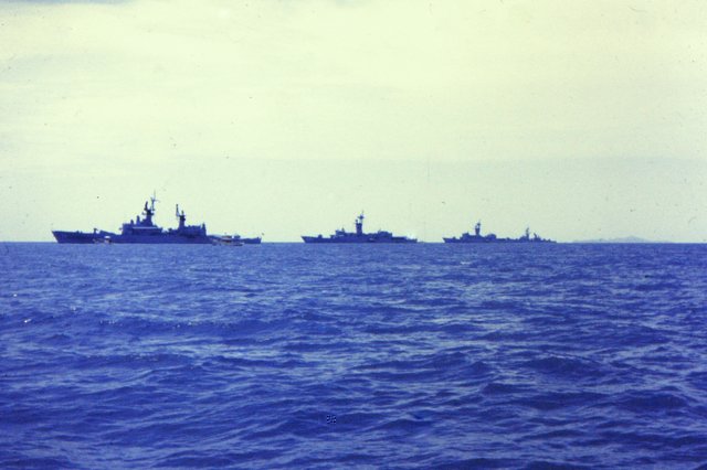 Task force at anchor