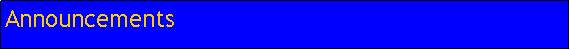 Text Box: Announcements