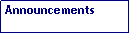 Text Box: Announcements