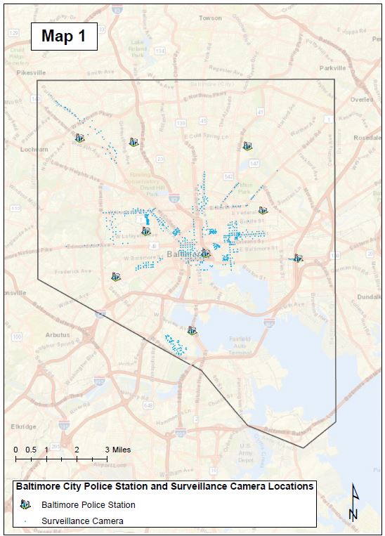 Baltimore Crime Camera Map, click to download the report