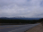 Mountains visible from the road