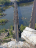 Looking down onto the railroad tracks