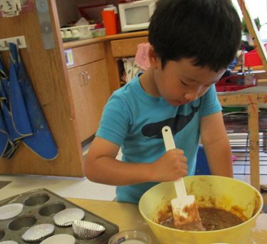Making muffins
