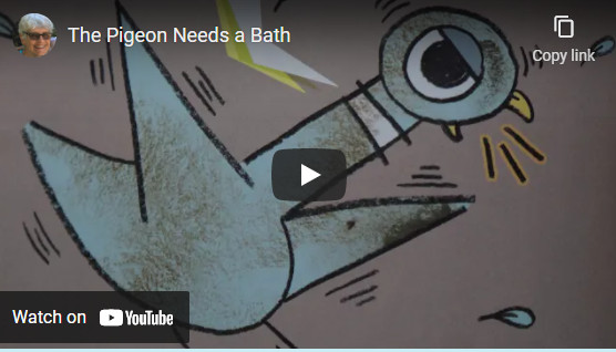 Pigeon needs a bath Video Link