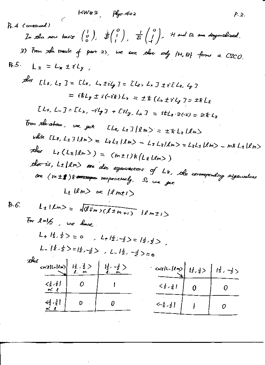 Homework Solution Set 3